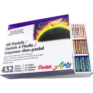 432pc Set Classroom Size Box Oil Pastels Art Bulk Supplies Pastel Crayons Artist